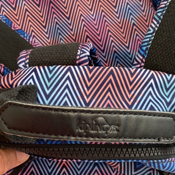 Kipling Ridge medium printed backpack zesty lines - Picture 7 of 14